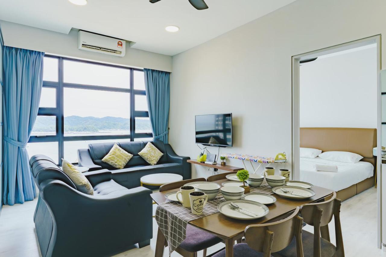 Full Seaview 2R1B Condo For 6Pax In Kota Kinabalu Exteriör bild
