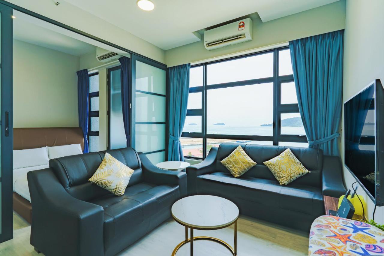 Full Seaview 2R1B Condo For 6Pax In Kota Kinabalu Exteriör bild