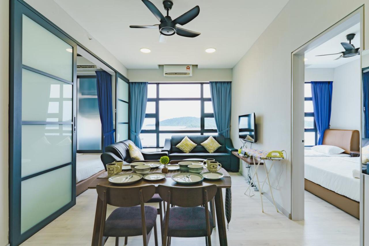 Full Seaview 2R1B Condo For 6Pax In Kota Kinabalu Exteriör bild