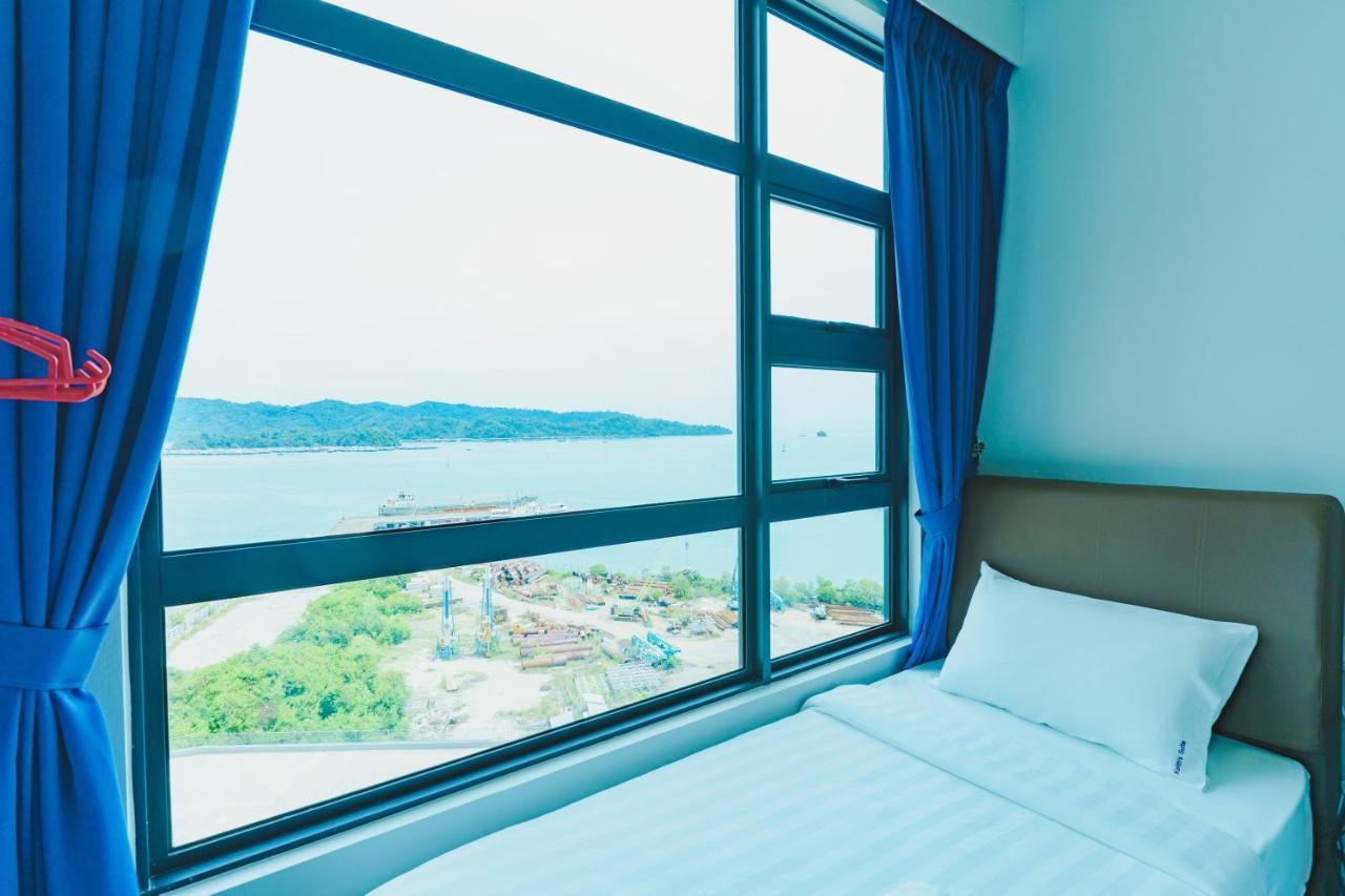 Full Seaview 2R1B Condo For 6Pax In Kota Kinabalu Exteriör bild